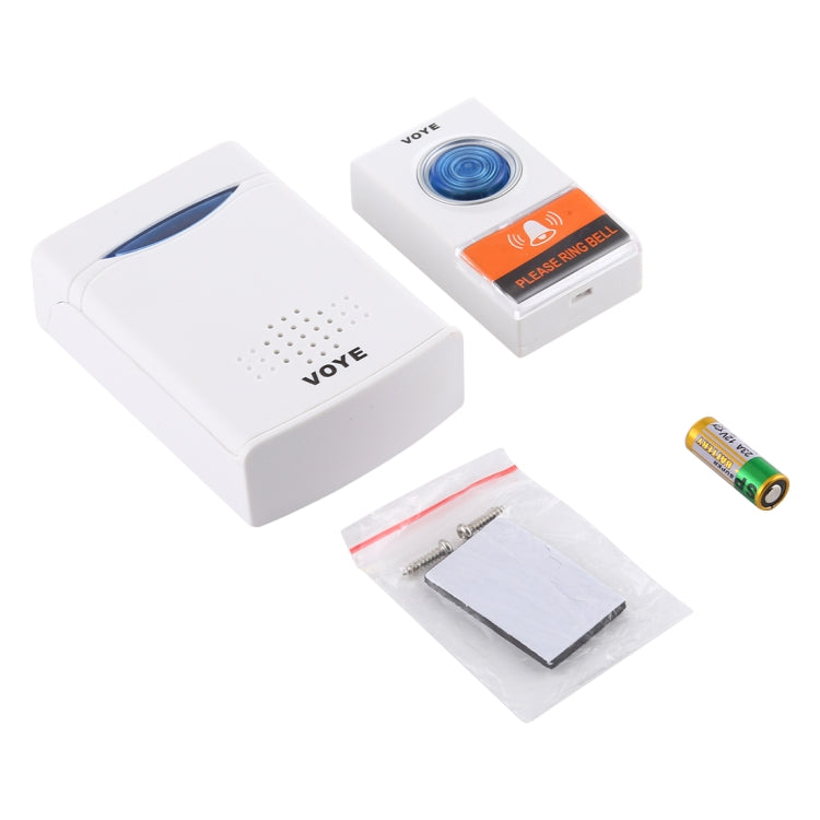 VOYE V006A Home Music Remote Control Wireless Doorbell with 38 Polyphony Sounds, V006A VOYE V006A Home Music Remote Control Wireless Doorbell with 38 Polyphony Sounds, V006A